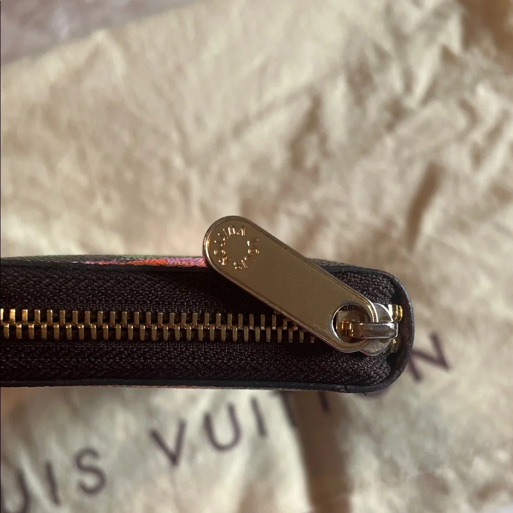 ✨Louis Vuitton Floral Wallet - Brown and Pink✨ - Picture 8 of 16